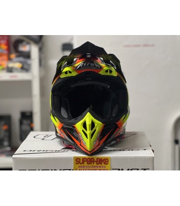 Casco Airoh AVIATOR 2.3 AMS FAME Arancio Lucido