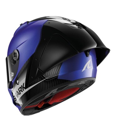 Casco Shark Aeron GP Blank Sp carbonio blu