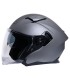 Casco Moto Eleven Comfy grigio opaco