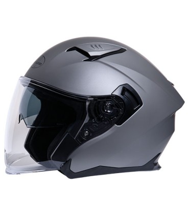 Helm Moto Eleven Comfy grau matt