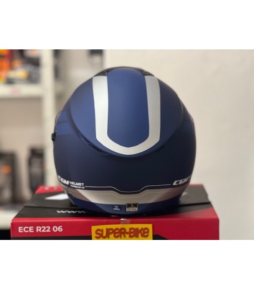 Casco jet CGM 126 G Iper City blu opaco