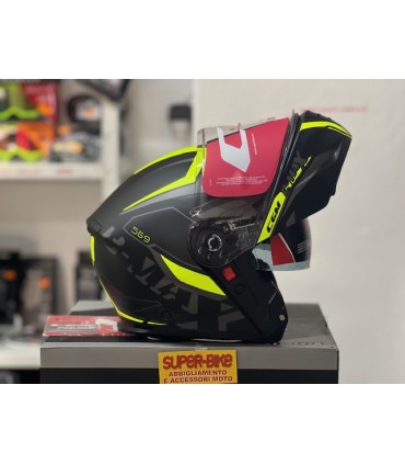 Casco modulare CGM 569A C-Max City nero giallo opaco