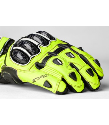 Racing gloves RST Tractech Evo 4 yellow fluo