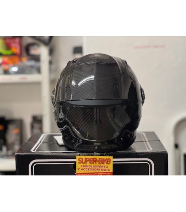 Simpson Darksome carbon flip up helmet