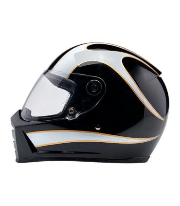 Casco BILTWELL LANE SPLITTER white flames