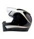 Casque BILTWELL LANE SPLITTER white flames