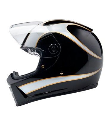 Casco BILTWELL LANE SPLITTER white flames