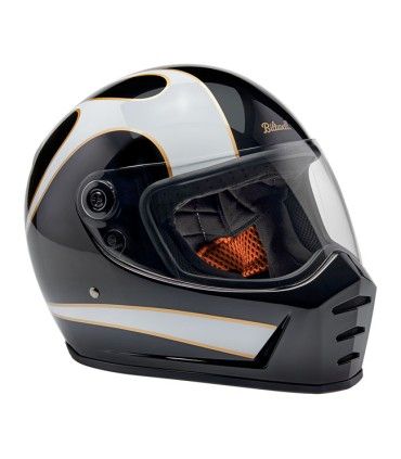 Casco BILTWELL LANE SPLITTER white flames