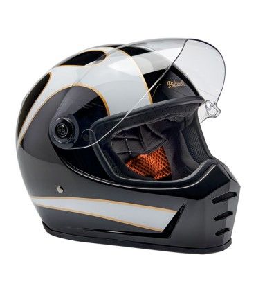 Casco BILTWELL LANE SPLITTER white flames