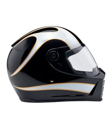 Casco BILTWELL LANE SPLITTER white flames