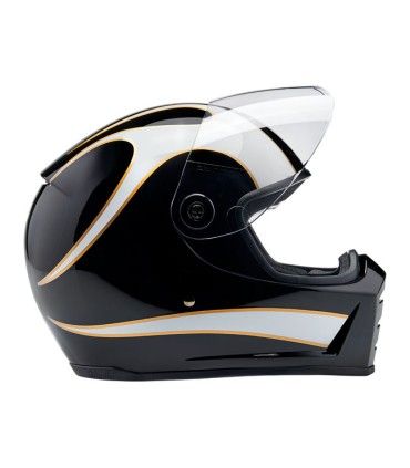 Casco BILTWELL LANE SPLITTER white flames