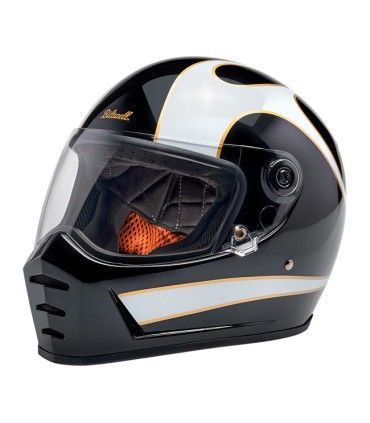 Casco BILTWELL LANE SPLITTER white flames