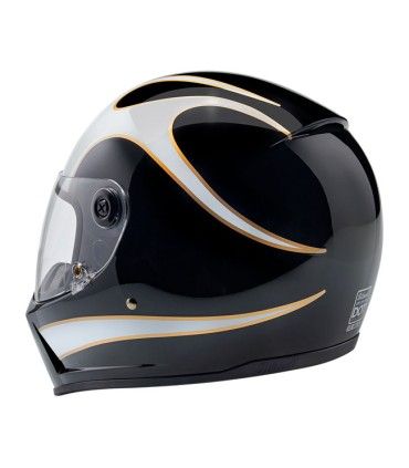 Casco BILTWELL LANE SPLITTER white flames