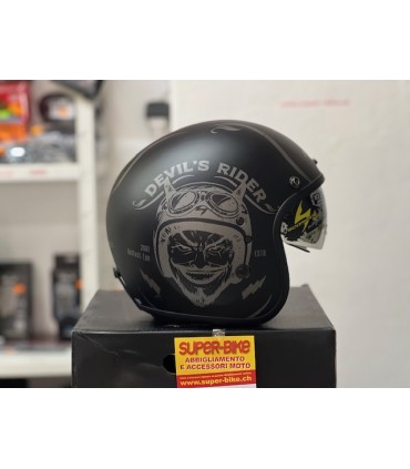 Casco jet Scorpion Belfast Evo Romeo nero opaco