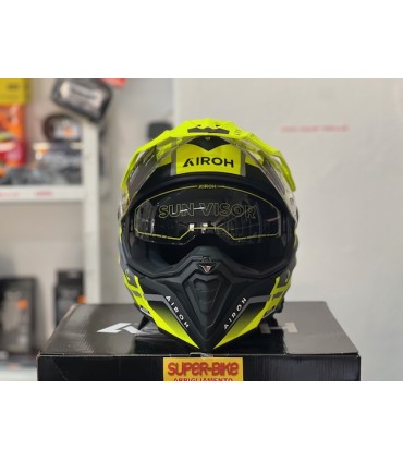 Casque Airoh Commander 2 Mavick jaune matt