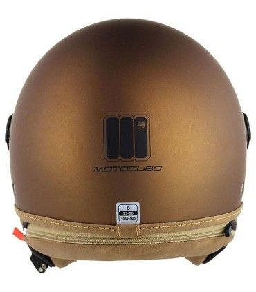 Casco jet Motocubo Ant 721 tabacco opaco