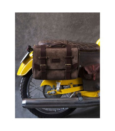 Trip Machine Warrior saddlebag tobacco brown