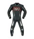 Berik Ls1-171334FR black grey red leather suit