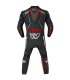 Berik Ls1-171334FR black grey red leather suit