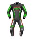 Berik Ls1-171334FR black green red leather suit