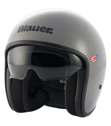 Casco jet Blauer Pilot 1.1 HT grigio