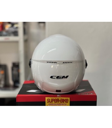 Casco jet Cgm 167A Florence bianco