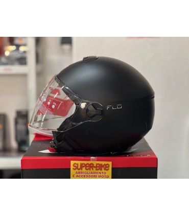 Casco Jet Cgm 167A Florence nero opaco