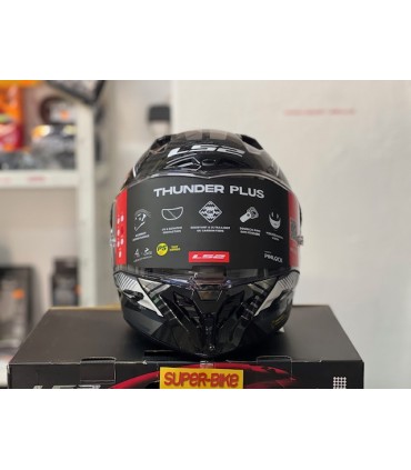 Casco LS2 FF805 Thunder C Volt Carbon nero grigio