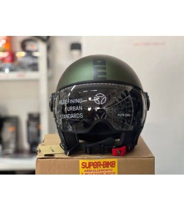 Casco MOMO FGTR EVO verde opaco