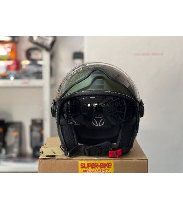 Helm MOMO FGTR EVO grun matt