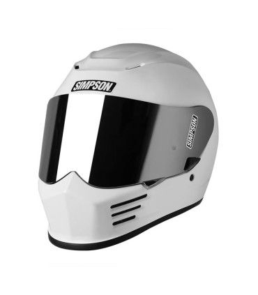 Casco integrale moto Simpson Speed bianco