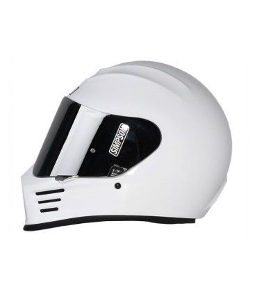 Motorrad integralhelm Simpson Speed weiss