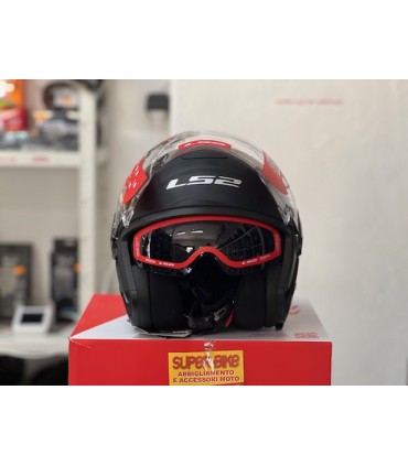 Casco jet LS2 OF620 Classy nero opaco