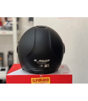 Casco jet LS2 OF620 Classy nero opaco