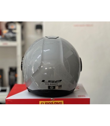 Casco jet LS2 OF620 Classy grigio nardo