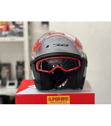 Casco jet LS2 OF620 Classy grigio nardo