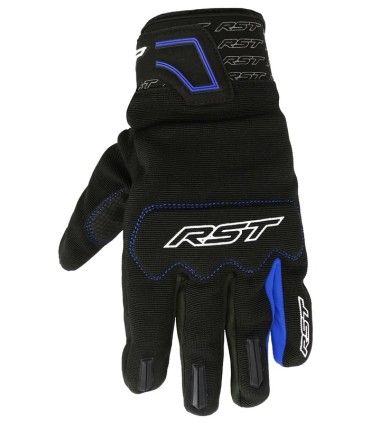 RST Rider CE black blue summer gloves