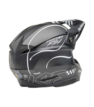 Bell Moto-10 Spherical carbon Mips - Fasthouse Raven Matte noir blanc