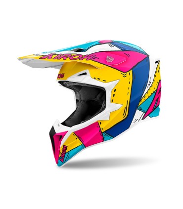 Casco cross Airoh Wraaap Paint opaco