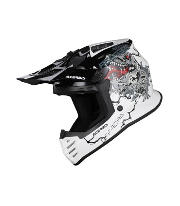 Acerbis Profile junior kid cross helmet white