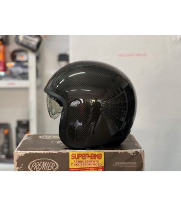 Casque Jet Premier Vintage carbon