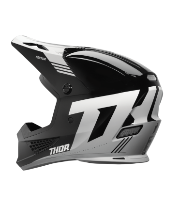 Casco motocross Thor Sector 2 Carve nero