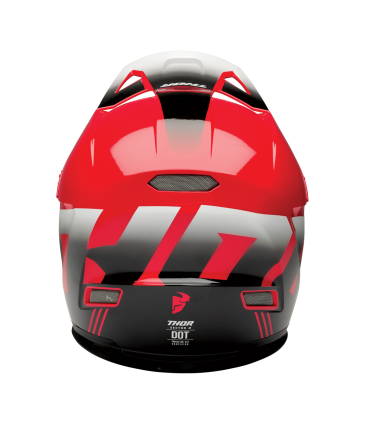 Casco motocross Thor Sector 2 Carve rosso