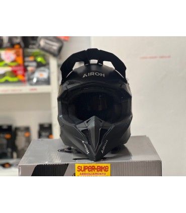 Casco cross Airoh Wraaap nero opaco