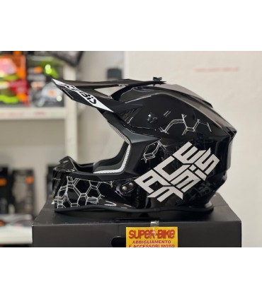 Casco cross Acerbis Linear nero