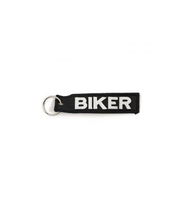 PORTE-CLÉS BIKER, NOIR BLANC