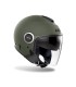 Casque jet Airoh Helyos vert matt