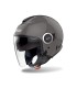 Casco jet Airoh Helyos grigio scuro