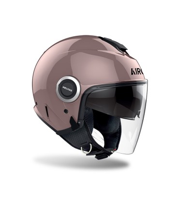 Casco jet Airoh Helyos rosa