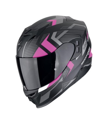 Casco Scorpion Exo-520 Evo Air Sensus nero opaco rosa